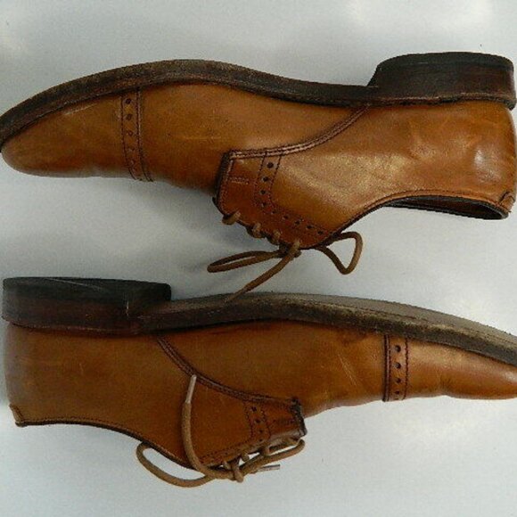 Allen Edmonds Clifton Oxford Shoes Hand-Crafted in USA Leather Toe Cap Size 9D main image 6